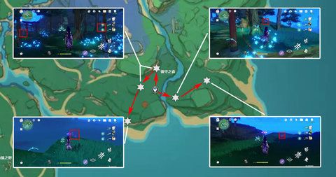 原神绯樱绣球采集路线位置 角色突破材料绯樱绣球采集攻略图片5