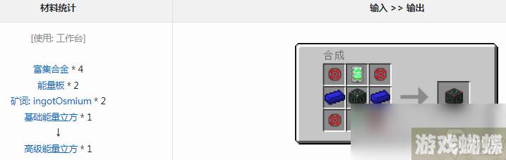 我的世界通用机械mod高级能量立方有什么用