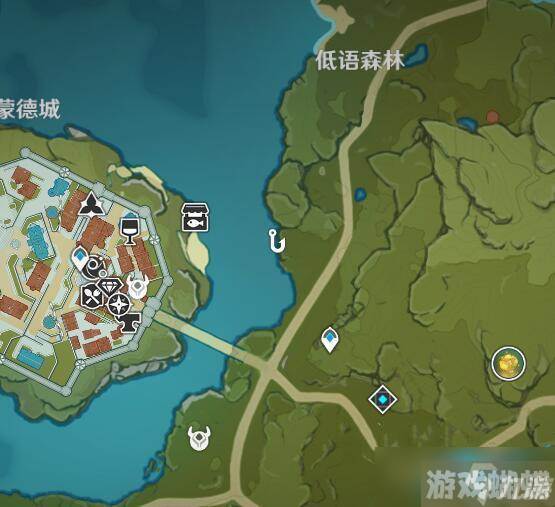 原神蒙德钓鱼点分布位置介绍