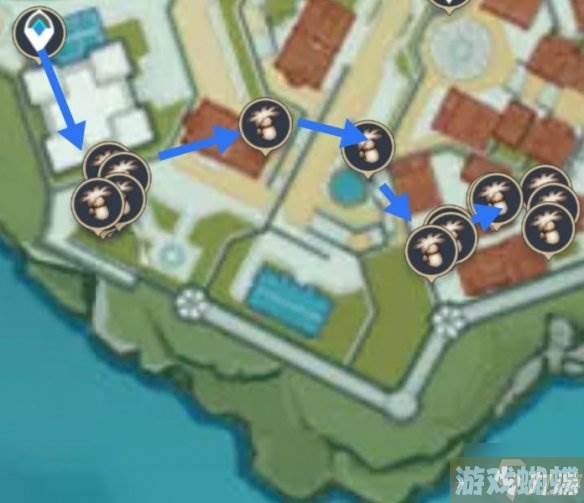 《原神》慕风蘑菇分布图 3.8慕风蘑菇采集路线一览